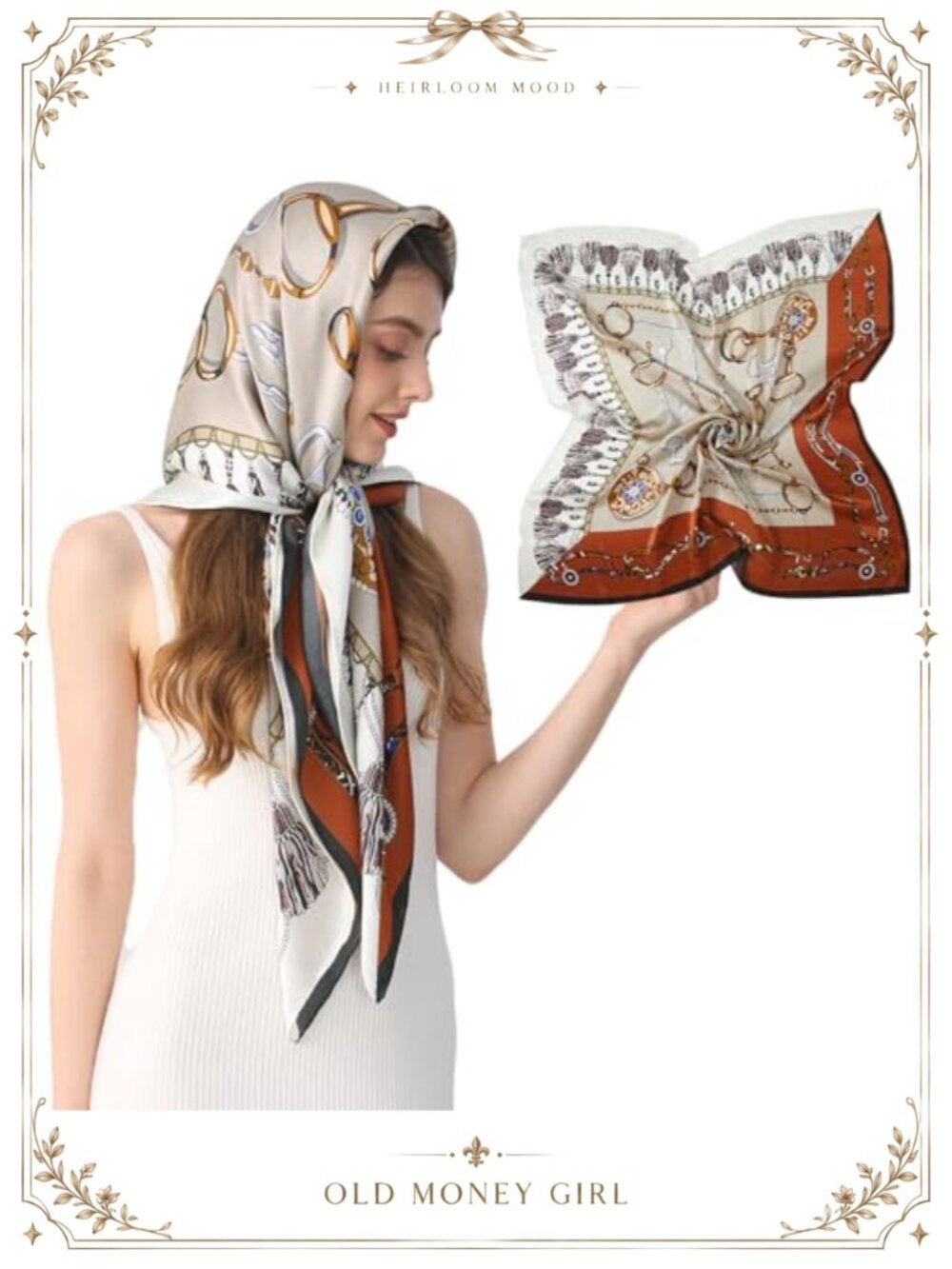 100% Mulberry Silk Scarf 43x43 Large Square Wrap Hair Night Sleeping